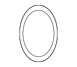 19322PCX003 - Cooling System: Water Manifold O-Ring for Honda: Accord, Civic, CR-V, Crosstour, Element, S2000 Image