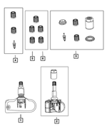 68001743AC - Wheels: Mounting Hardware Kit for Mopar Image
