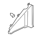 4G8867287HF6 - Body: Quarter Glass Trim for Audi: A7 Quattro, RS7, S7 Image