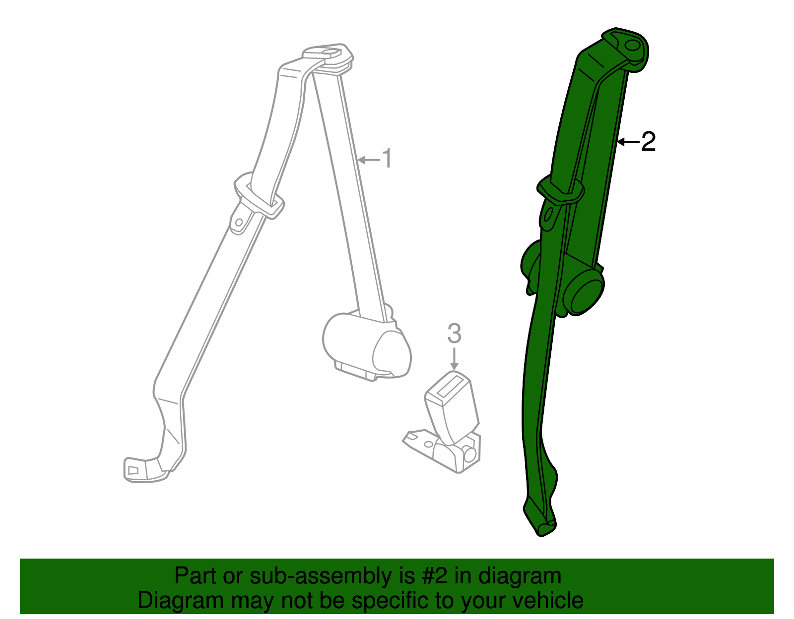 Lap & Shoulder Belt - BMW (72-11-7-290-008)