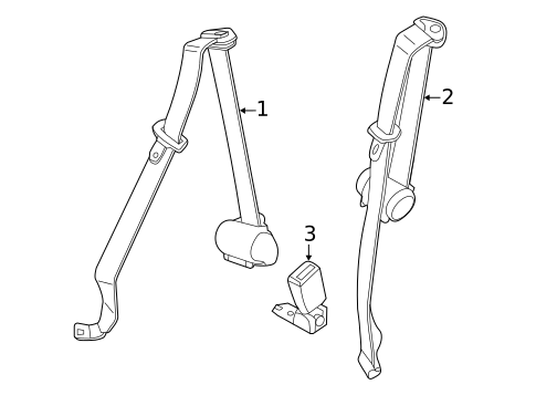 Seat Belt for 2017 BMW 640i xDrive Gran Coupe #0