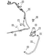 4772536AE - Steering: Power Steering Return Hose for Mopar Image