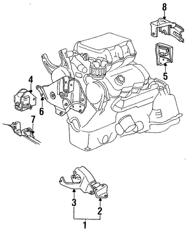 5272099 - Engine: Front Mount for Mopar Image