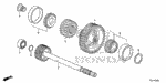 232215M4000 - Transmission - Automatic: COUNTERSHAFT for Honda Image