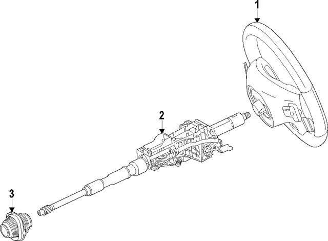 246040039E38 - Steering: Steering Wheel for Mercedes-Benz Image