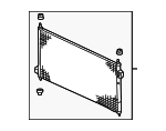 80100S84A00 - HVAC: Condenser for Honda: Accord Image