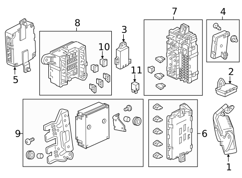 Relays for 2014 Honda Odyssey #0