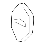 694150E010 - Body: Striker Cover for Lexus: CT200h, ES250, ES300, ES300h, ES330, ES350, GS300, GS350, GS430, GS450h, GS460, GX470, HS250h, IS F, IS250, IS350, LS430, LS460, LS600h, LX570, NX200t, NX250, NX300h, NX350, NX350h, NX450h+, RX350, RX450h, TX350, TX500h, TX550h+ Image