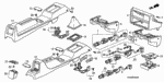 39600SW3505 - Chassis: LIGHTER UNIT for Honda Image