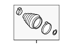 5QM498203A - Driveline &amp; Axles: Cv Joint Boot Kit for Volkswagen Image