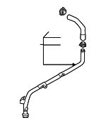 3D0131581 - Emission System: Hose &amp; Tube Assembly for Volkswagen: Phaeton Image