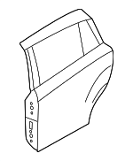 60409FL0909P - : Door Shell for Subaru: Crosstrek Image