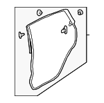 63512FL010 - : Door Weather-Strip for Subaru: Crosstrek Image