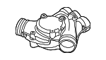 11537838120 - Cooling System: Thermostat Housing for BMW: M3, Z3, Z4 Image