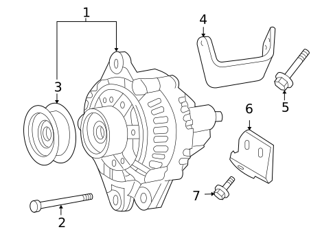 Alternator for 2010 Kia Optima #1