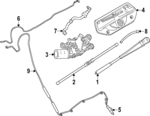 LR169066 - : Washer Hose for Land-Rover Image
