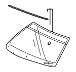 8451078J10 - : Windshield for Suzuki Image