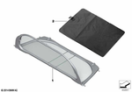 54347468158 - Sliding Roof / Folding Top: Wind Deflector for BMW: 228i, 228iX, 230i, 230iX, M235i, M235iX, M240i, M240iX Image