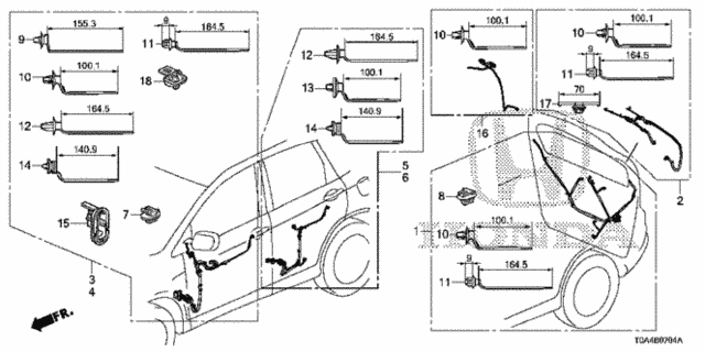 Wire Harness (5) for 2013 Honda CR-V #0