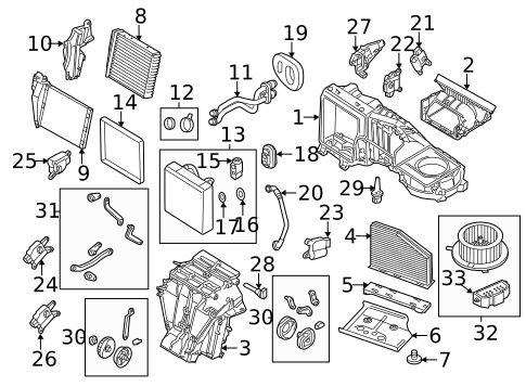 HVAC Case for 2012 Volkswagen Jetta #1