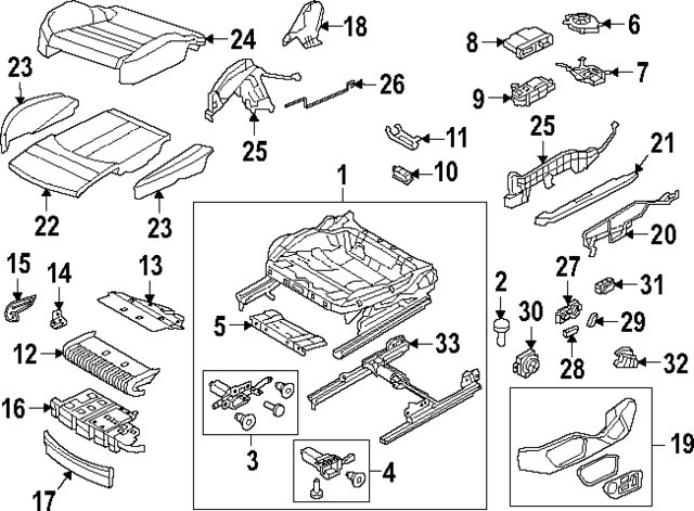 4K0881403SIJL - Body: Cushion Cover for Audi Image