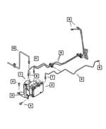 5018254AA - Service Brakes: Anti-lock Brake System Hydraulic Control Unit for Mopar Image