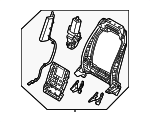 88310P4AB0 - Body: Seat Back Frame for Kia Image