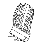88390P2AA0GYT - Body: Seat Back Panel for Kia Image