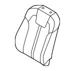 88450P2000 - Body: Seat Back Pad for Kia Image