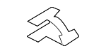 686210E010 - Body: Door Check Cover for Lexus Image