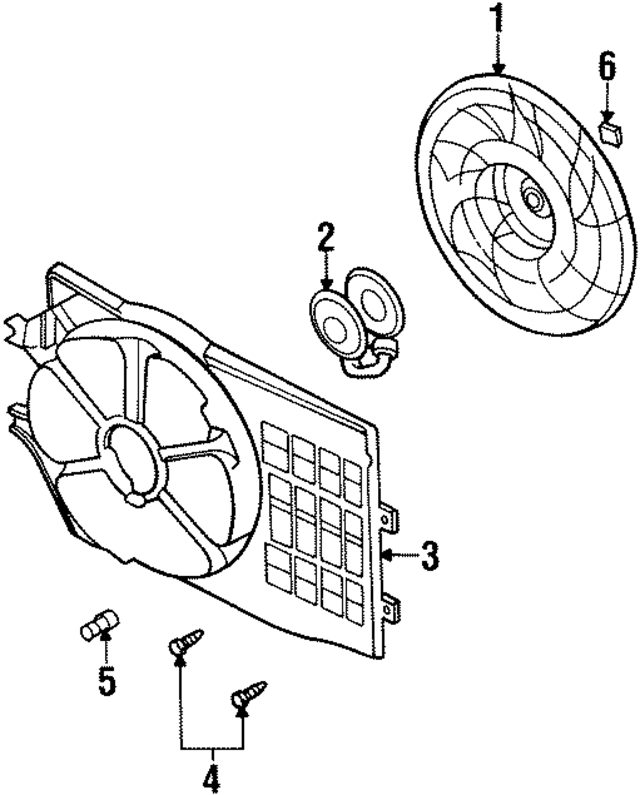 6500377 - Cooling System: Shroud Retainer for Mopar Image