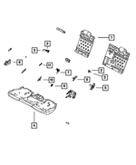 68104423AB - Interior Trim: Rear Seat Back Panel, Left for Mopar Image
