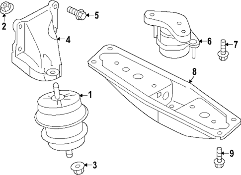 Engine & Trans Mounting for 2025 Nissan Z #1
