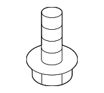 90159A0059 - Accessories: 2018-2024 Toyota - Bumper Cover Heat Shield Screw for Toyota: Avalon, Camry, Corolla, Corolla Cross, Grand Highlander, Highlander, RAV4, RAV4 Prime, Sequoia, Sienna, Tacoma Image