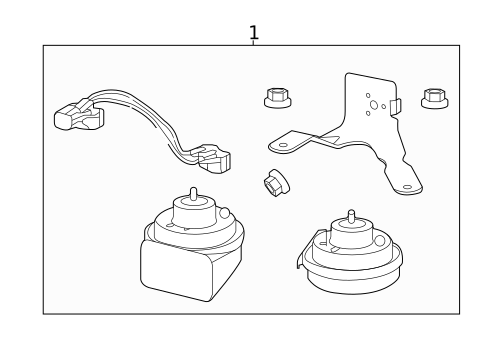 Horn for 2015 Chevrolet Malibu #0