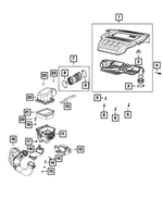 4627137AC - Fuel: Air Cleaner Bracket for Dodge: Dart Image
