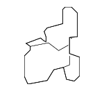 6874002080 - Body: Lower Hinge for Toyota Image