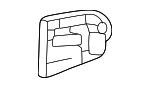 692170R160 - Body: Handle, Outside Cover for Toyota Image