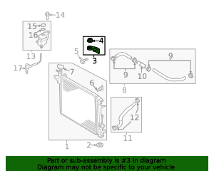 25332-C5500 - Radiator Upper Bracket 2016-2020 Kia Sorento | Smithtown ...