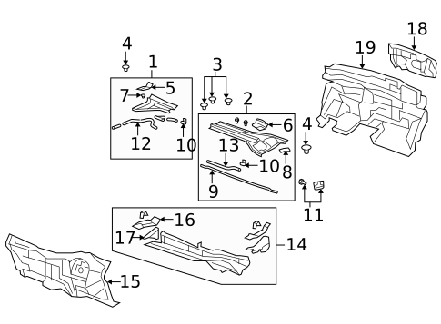 Cowl for 2007 Acura RDX #0