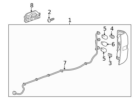 Tail Lamps for 2015 Chevrolet Silverado 2500 HD #0