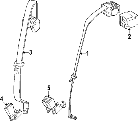 Seat Belt for 2024 Porsche Macan #0