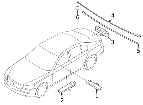 Electrical Components for 2012 BMW 750Li xDrive #2