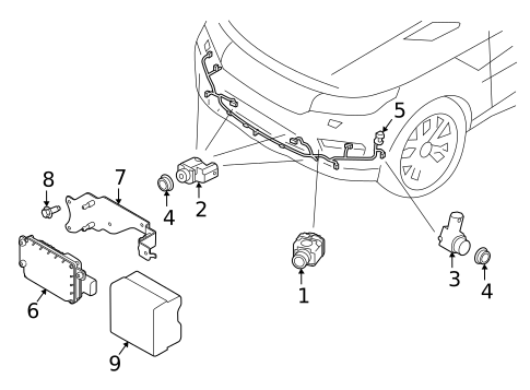Electrical Components for 2023 Land Rover Discovery #5