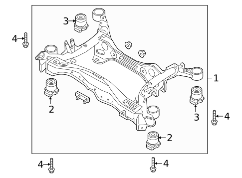 Suspension Mounting for 2017 Audi A4 Quattro #2