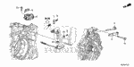 24410RJ2000 - Transmission - Automatic: SHAFT, CONTROL for Honda Image