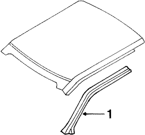 Exterior Trim - Roof for 2001 Kia Sportage #1