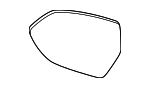 87611GGAB0 - Body: Mirror Glass for Kia Image