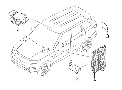Communication System Components for 2022 Land Rover Range Rover Velar #1