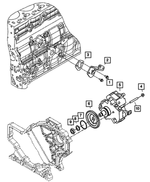 68005063AA - Fuel: Pump Bracket for Mopar Image